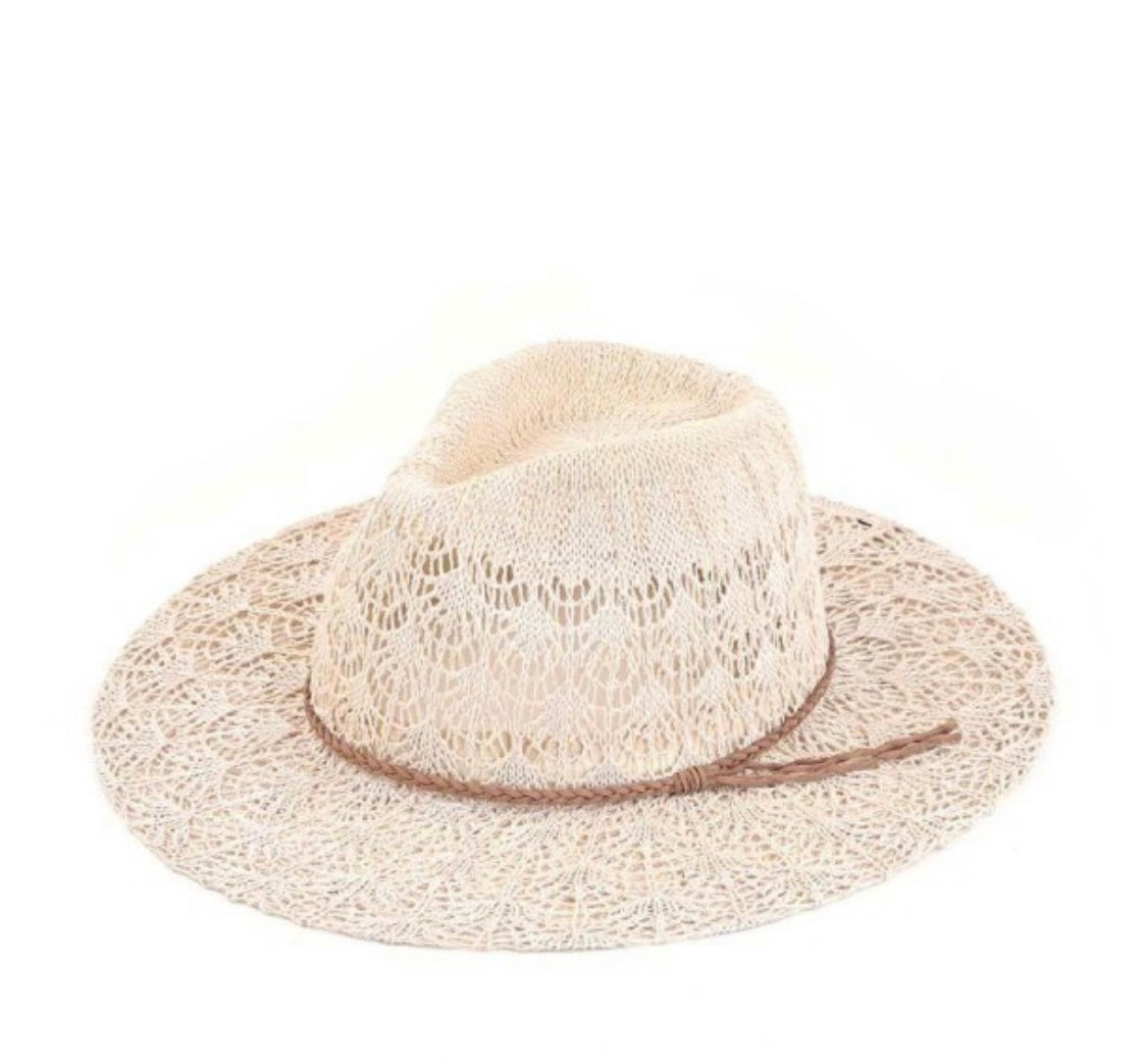 White Panama Hat