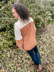 Wonder In The Winter Camel/Ivory Jacket-FINAL SALE