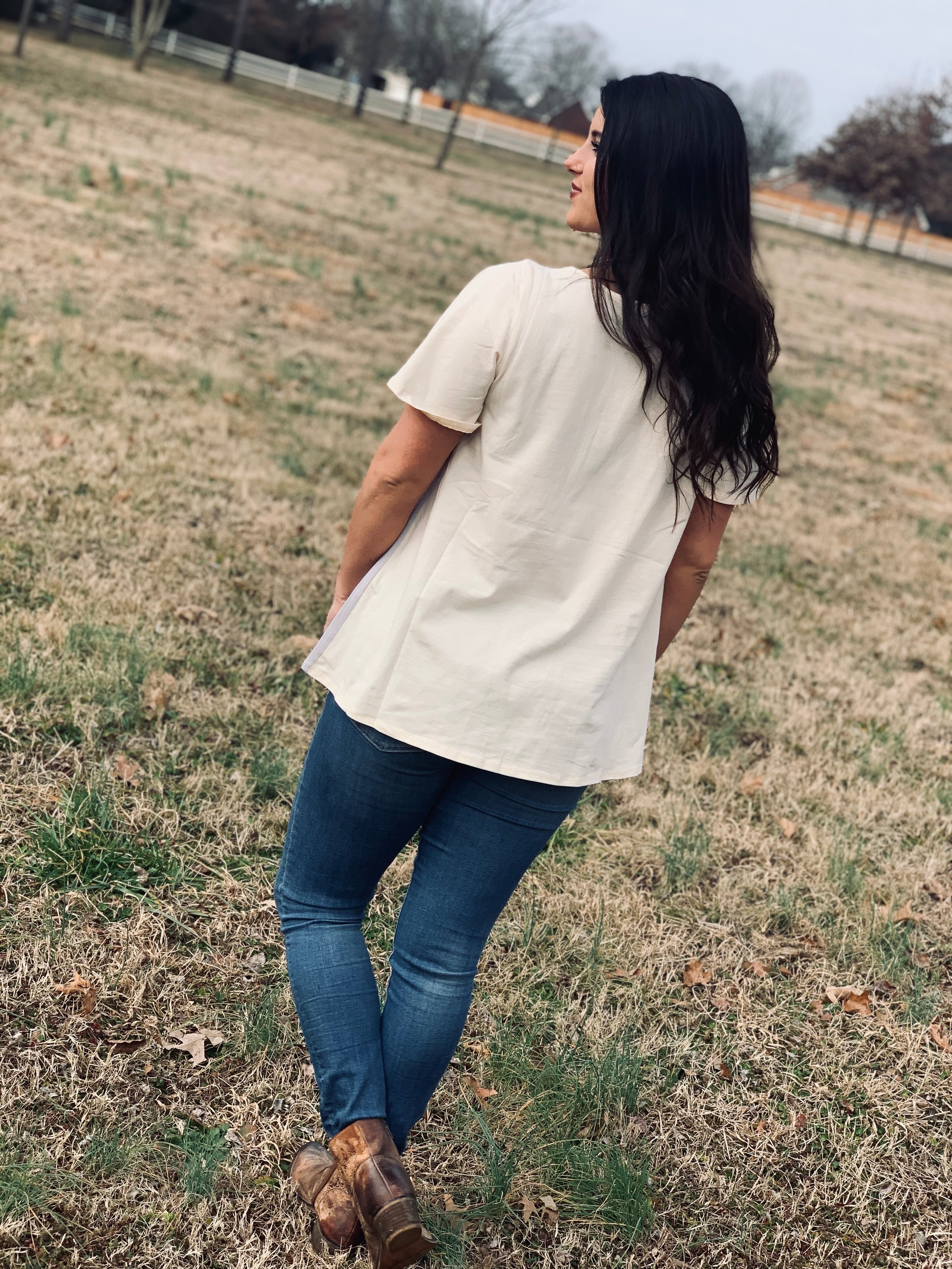 Be The Sunshine Colorblock Top