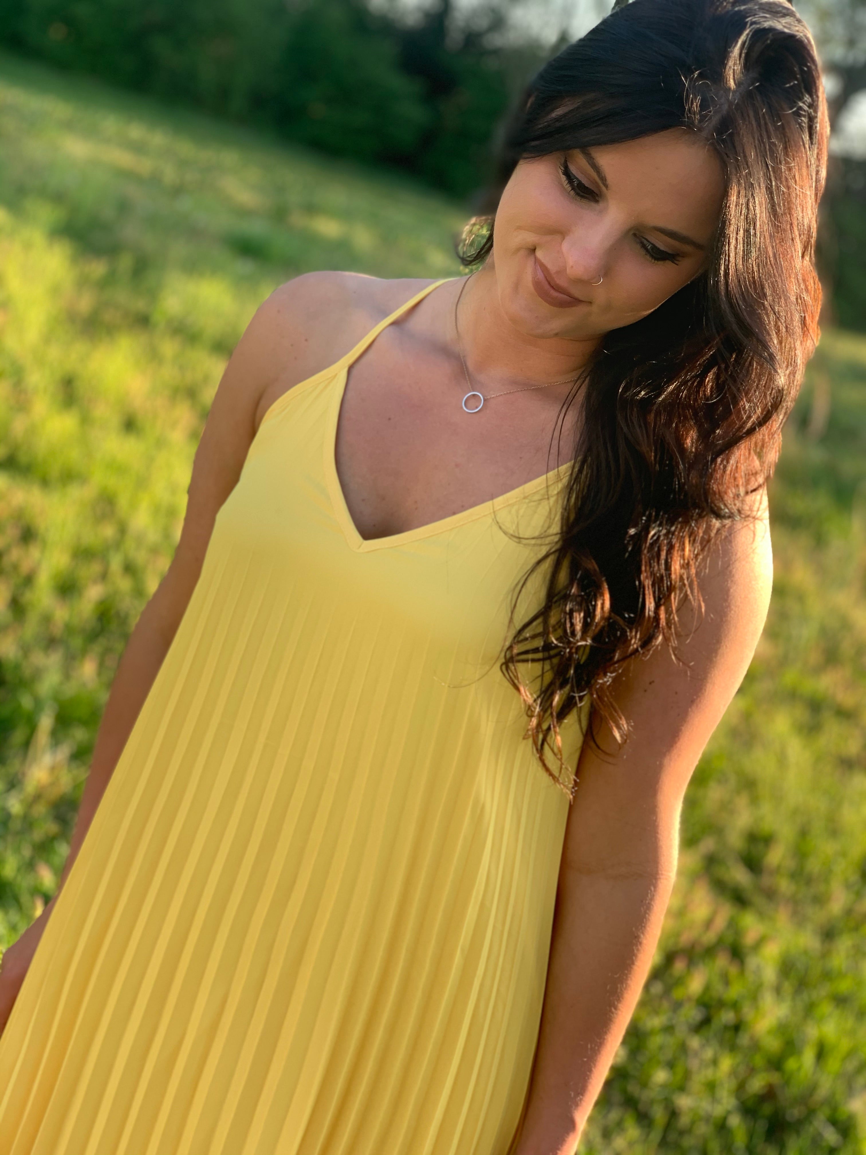 Be The Light Yellow Maxi Dress