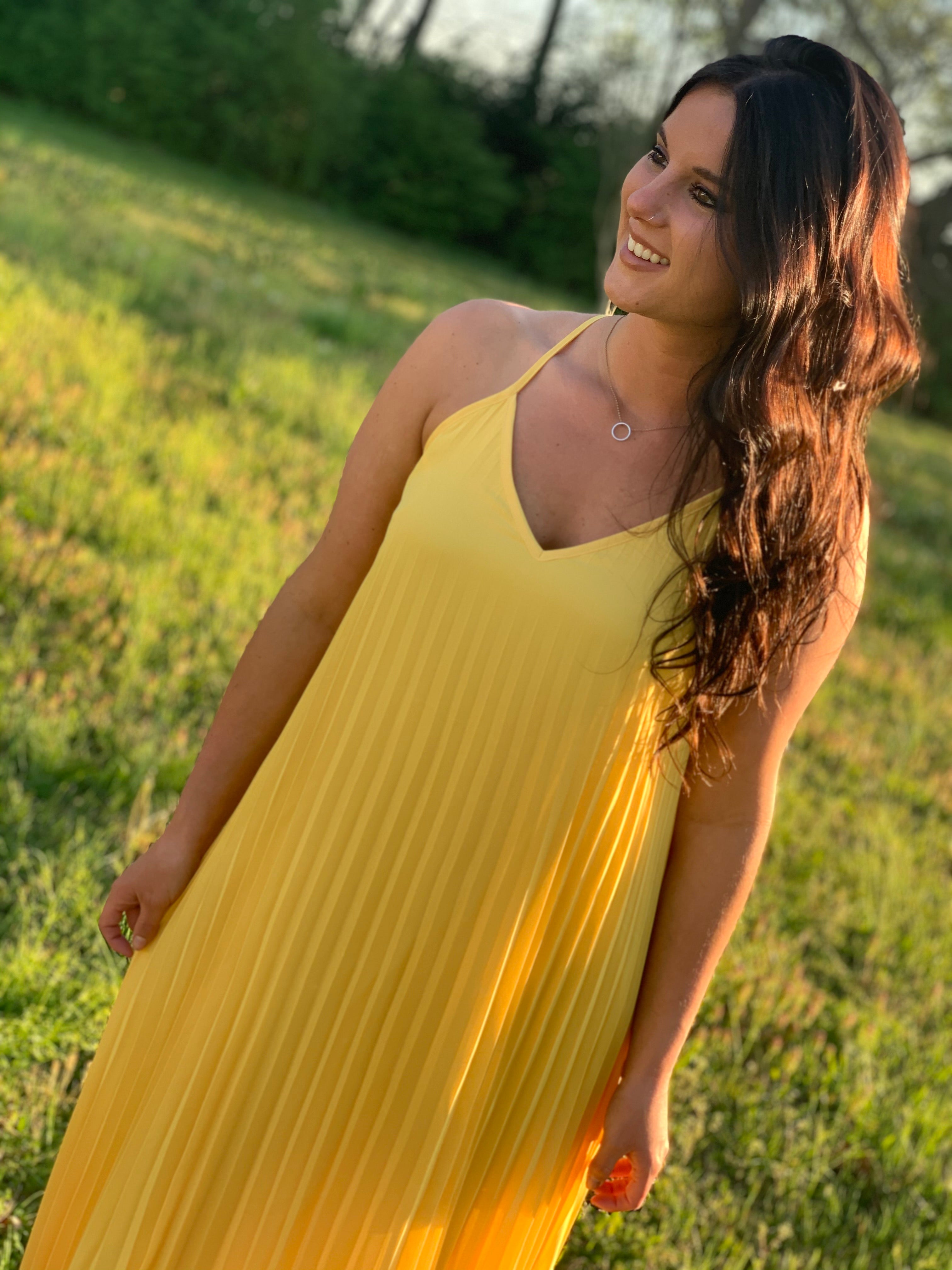 Be The Light Yellow Maxi Dress