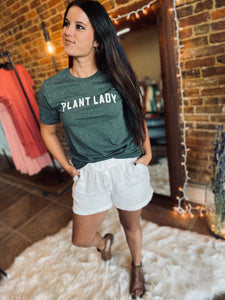 “Plant Lady” Forrest Green Graphic Tee