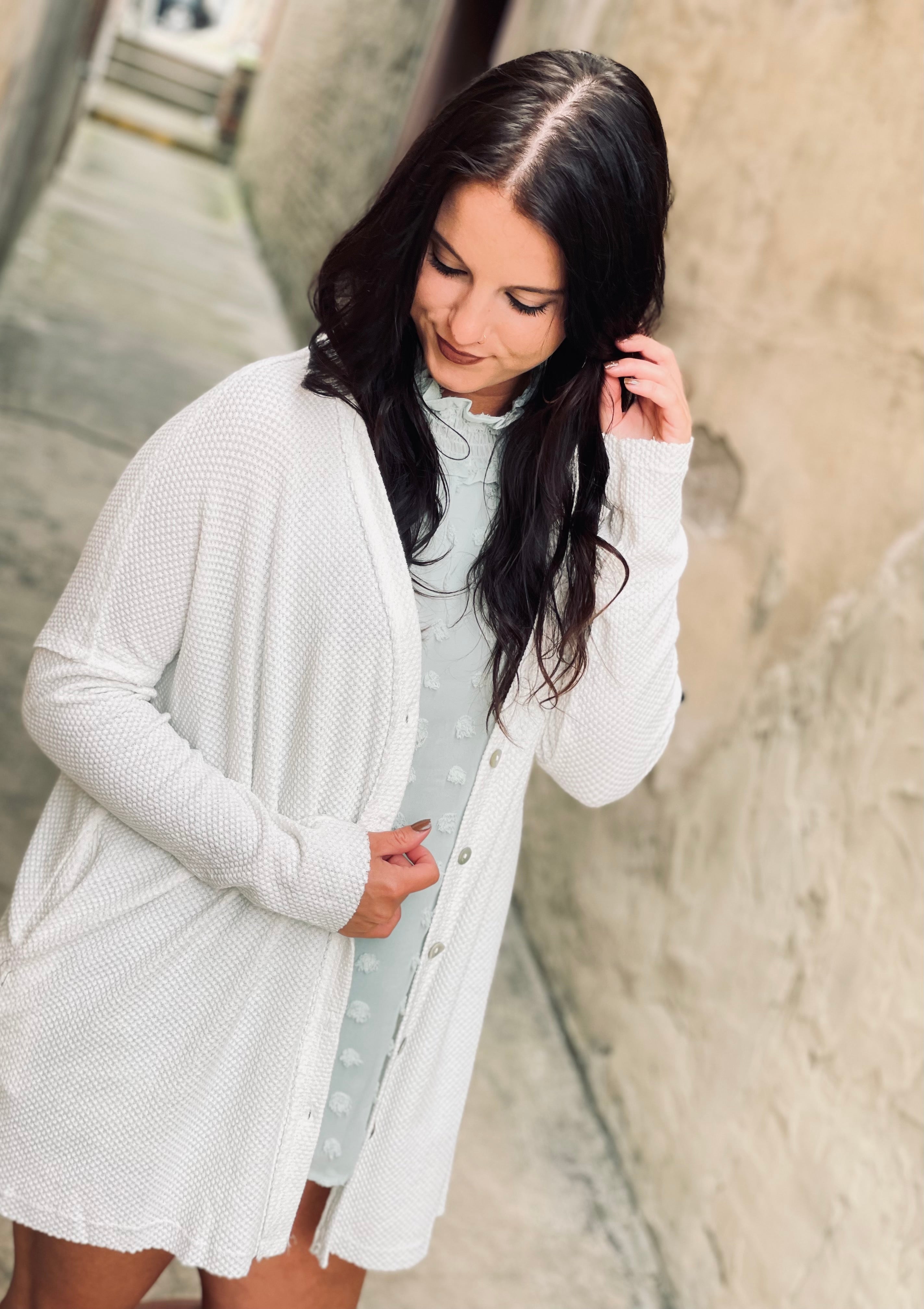 Be With Me Ivory Cardigan