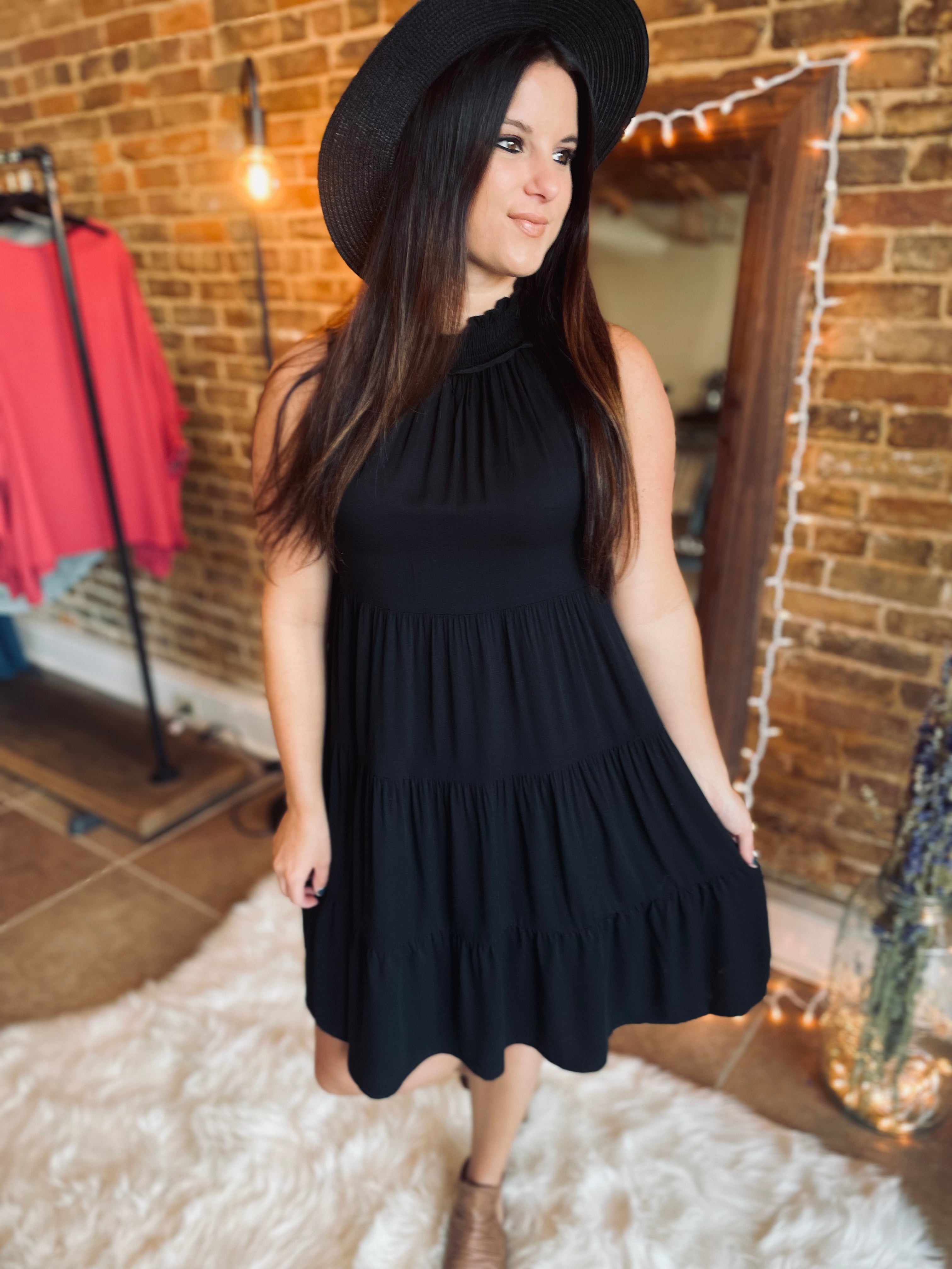 Fields Of Grace Black Dress