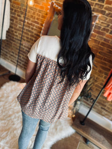 Faithful Wonder Peach Blouse