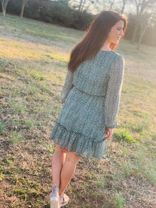 Down In The Pasture Green Dress