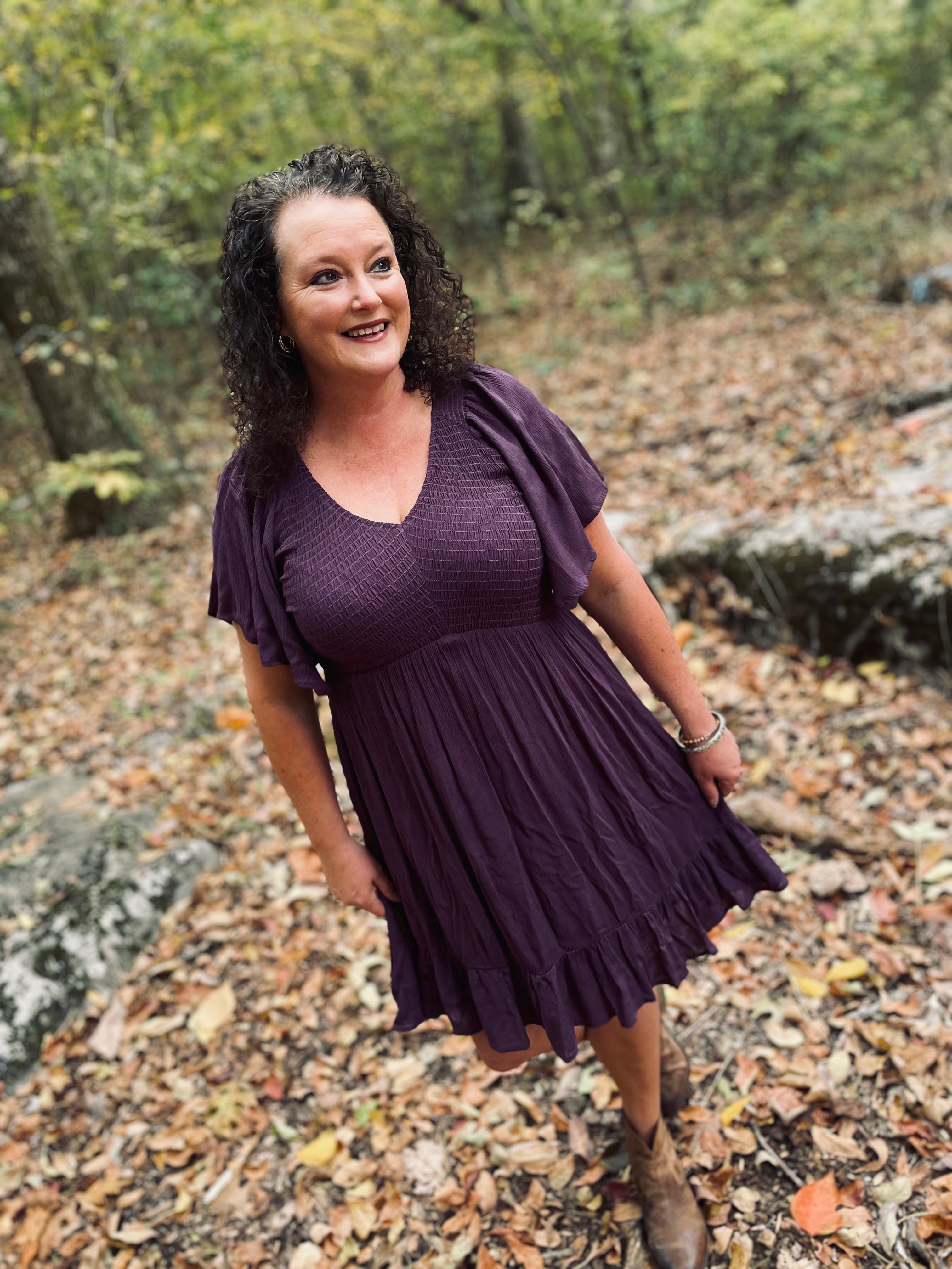 Passionate Soul Deep Plum Dress