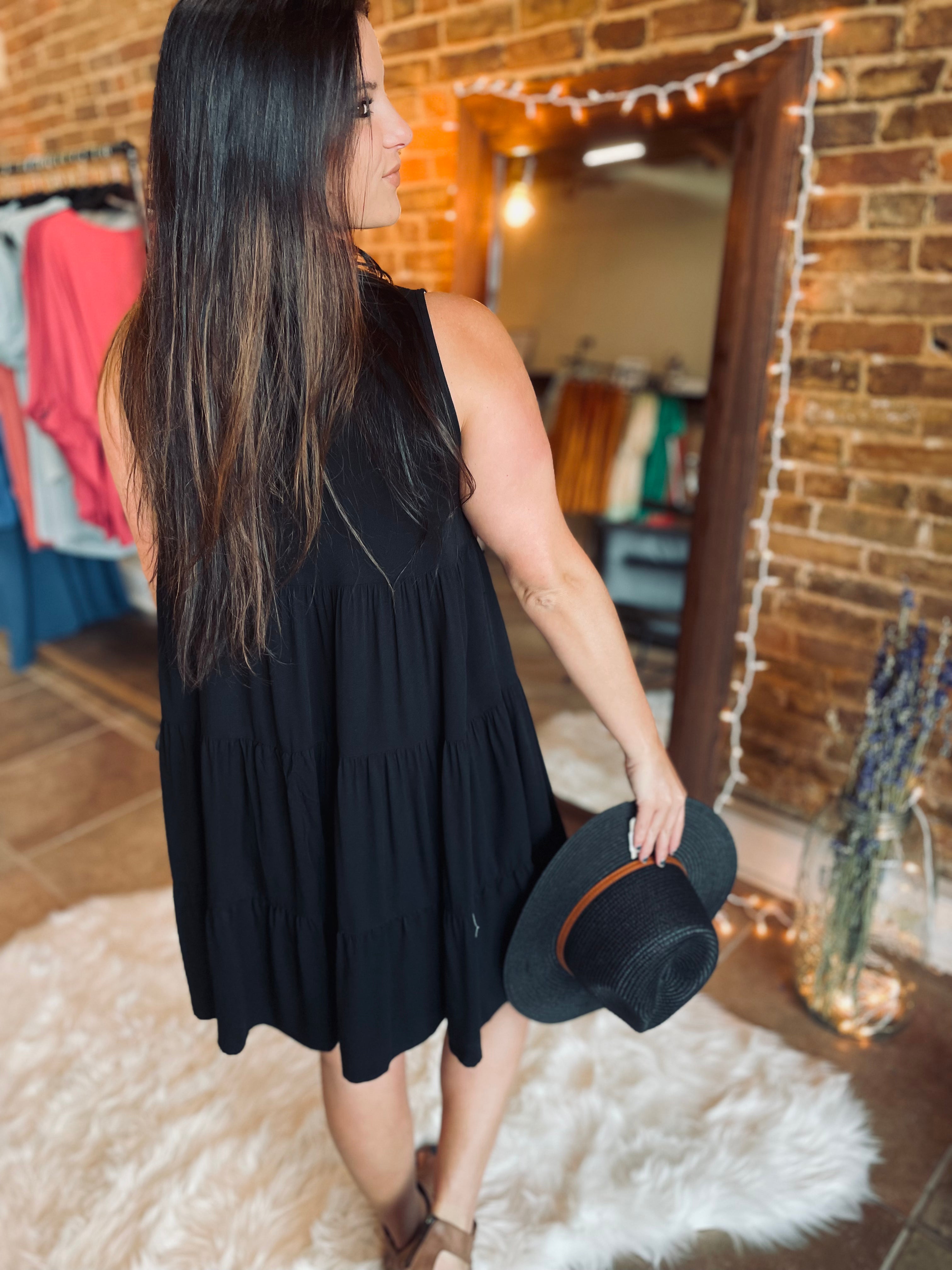 Fields Of Grace Black Dress