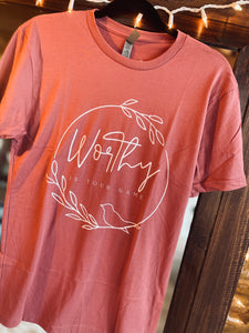 “Worthy Is Your Name” Mauve Tee