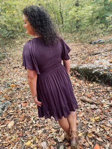 Passionate Soul Deep Plum Dress