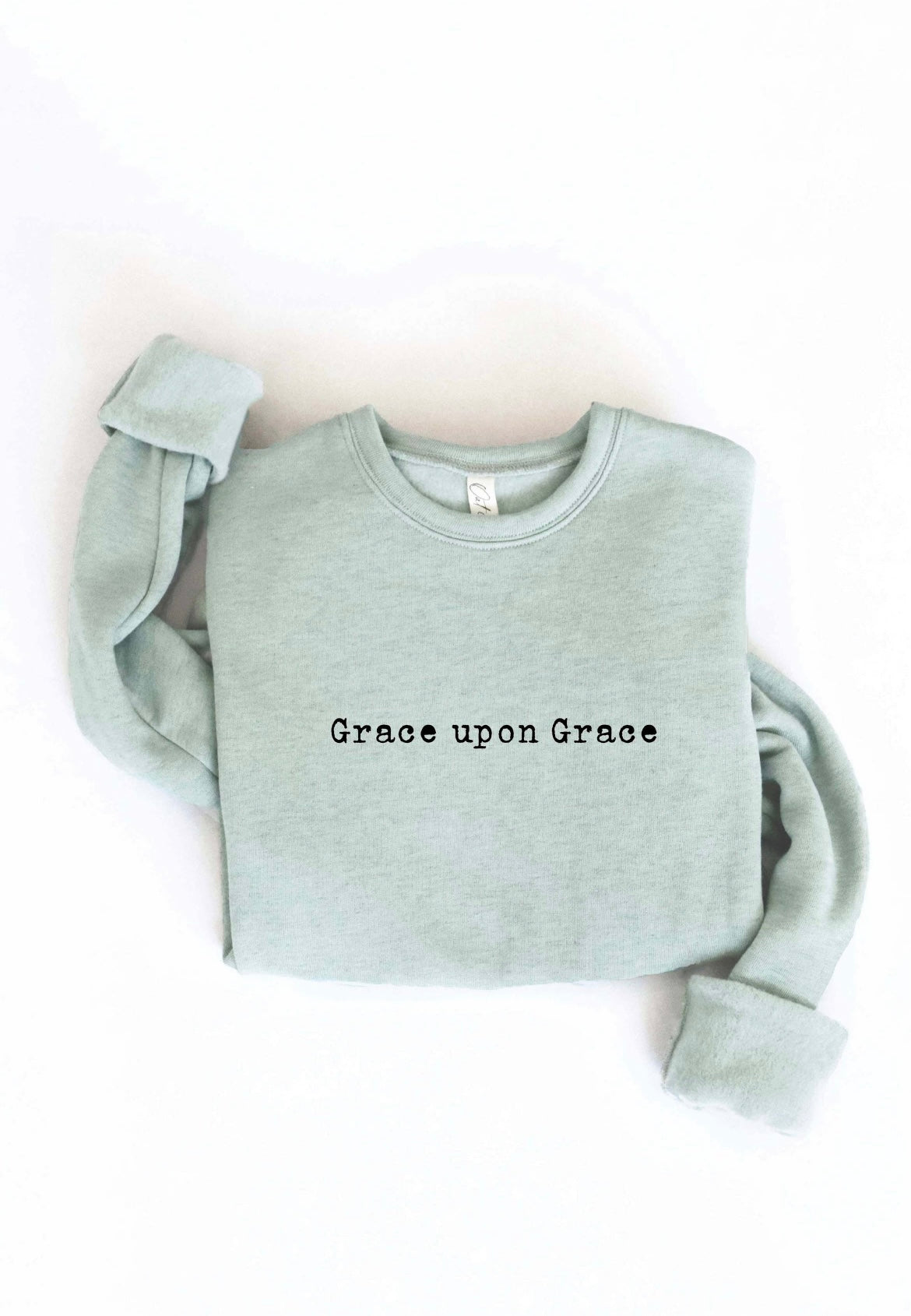 Grace Upon Grace Dusty Sage Sweatshirt