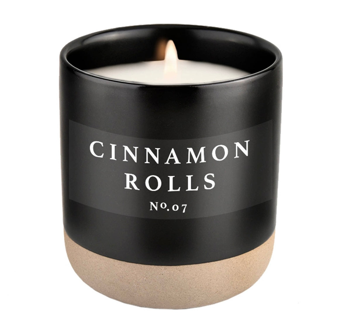 Cinnamon Rolls Black Soy Stone Candle