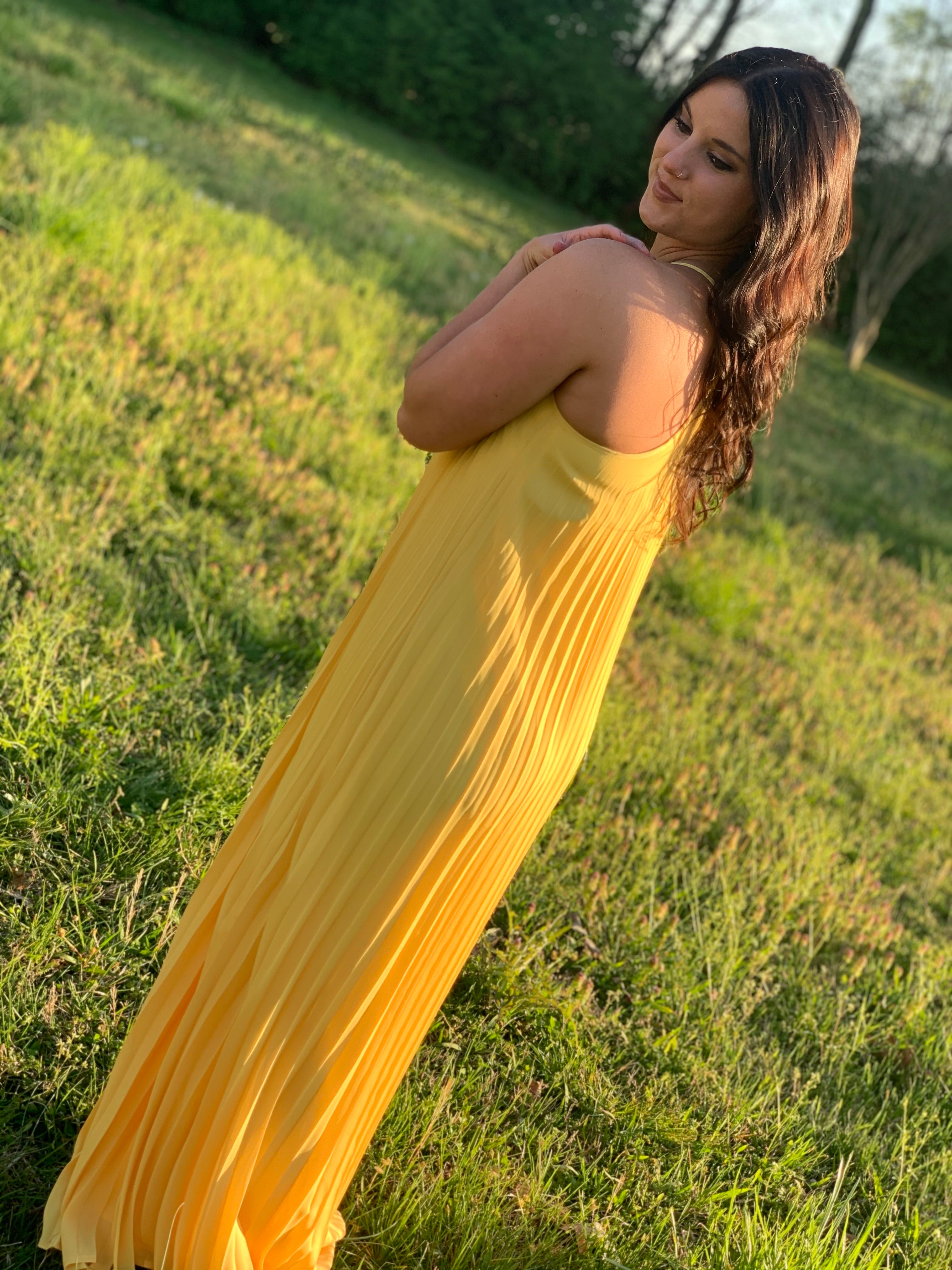 Be The Light Yellow Maxi Dress