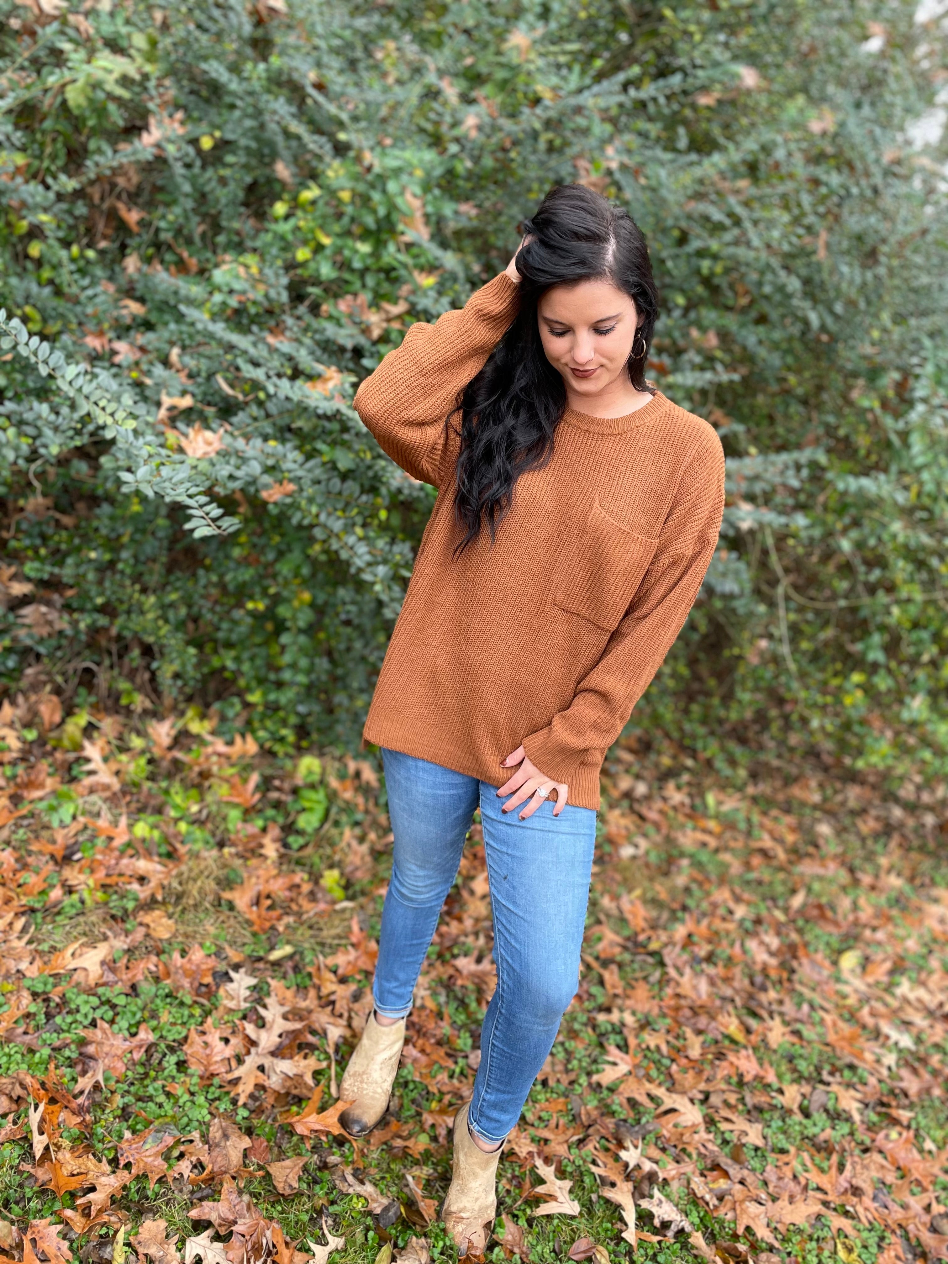 Glorious Season Toffee Sweater – Alora Boutique & Co.