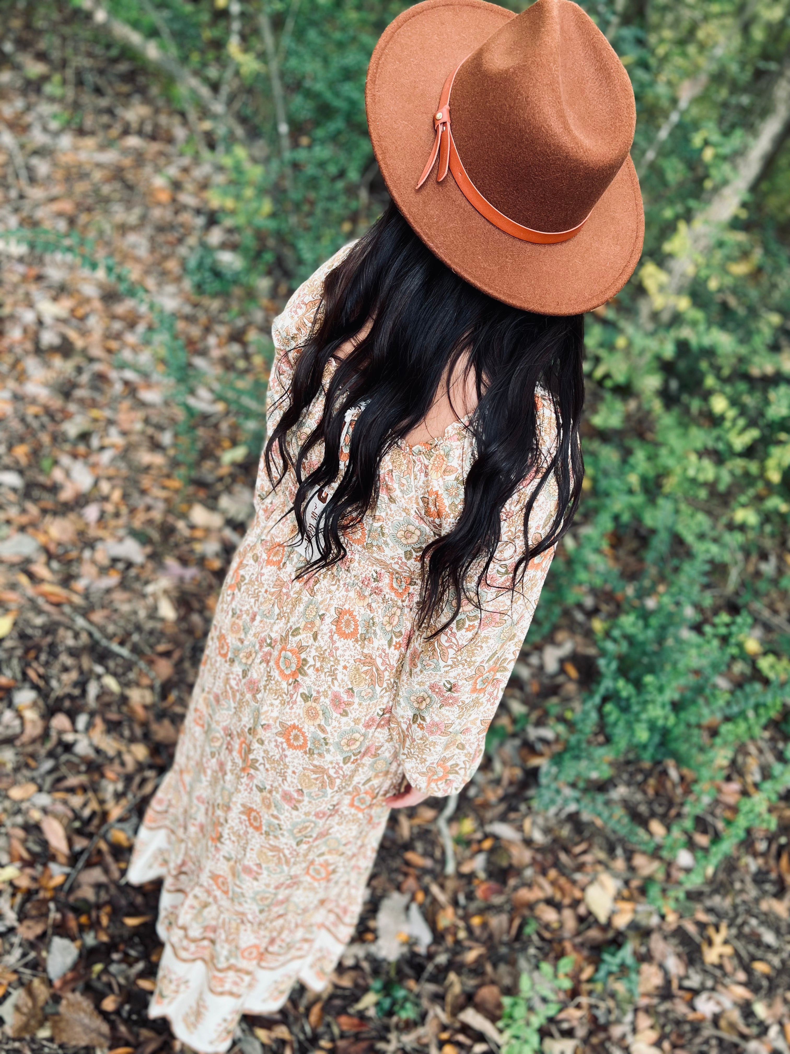 Living On Love Vintage Cream Print Midi Dress