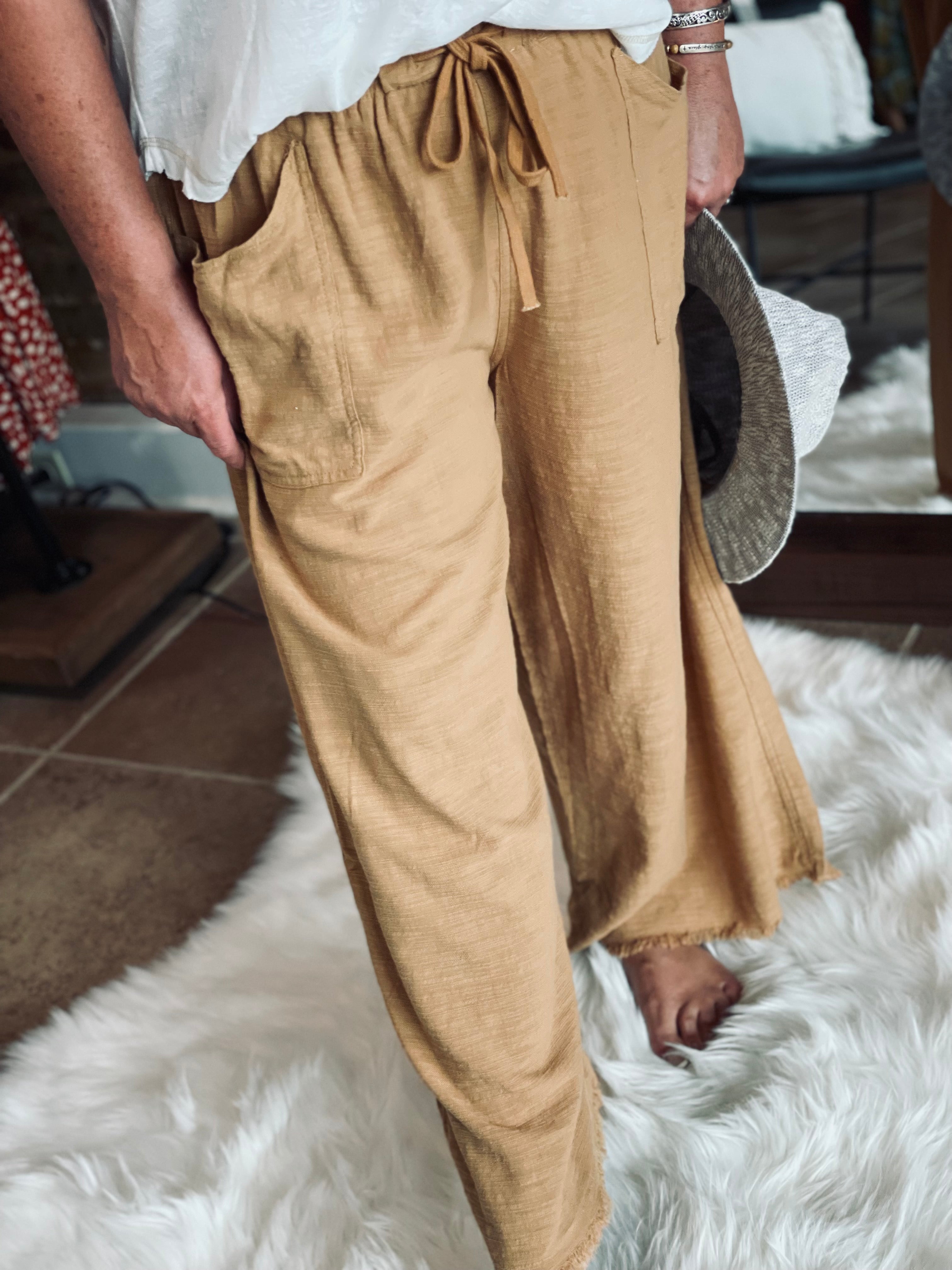 Peaceful Bliss Dark Mustard Pants