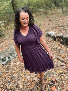 Passionate Soul Deep Plum Dress