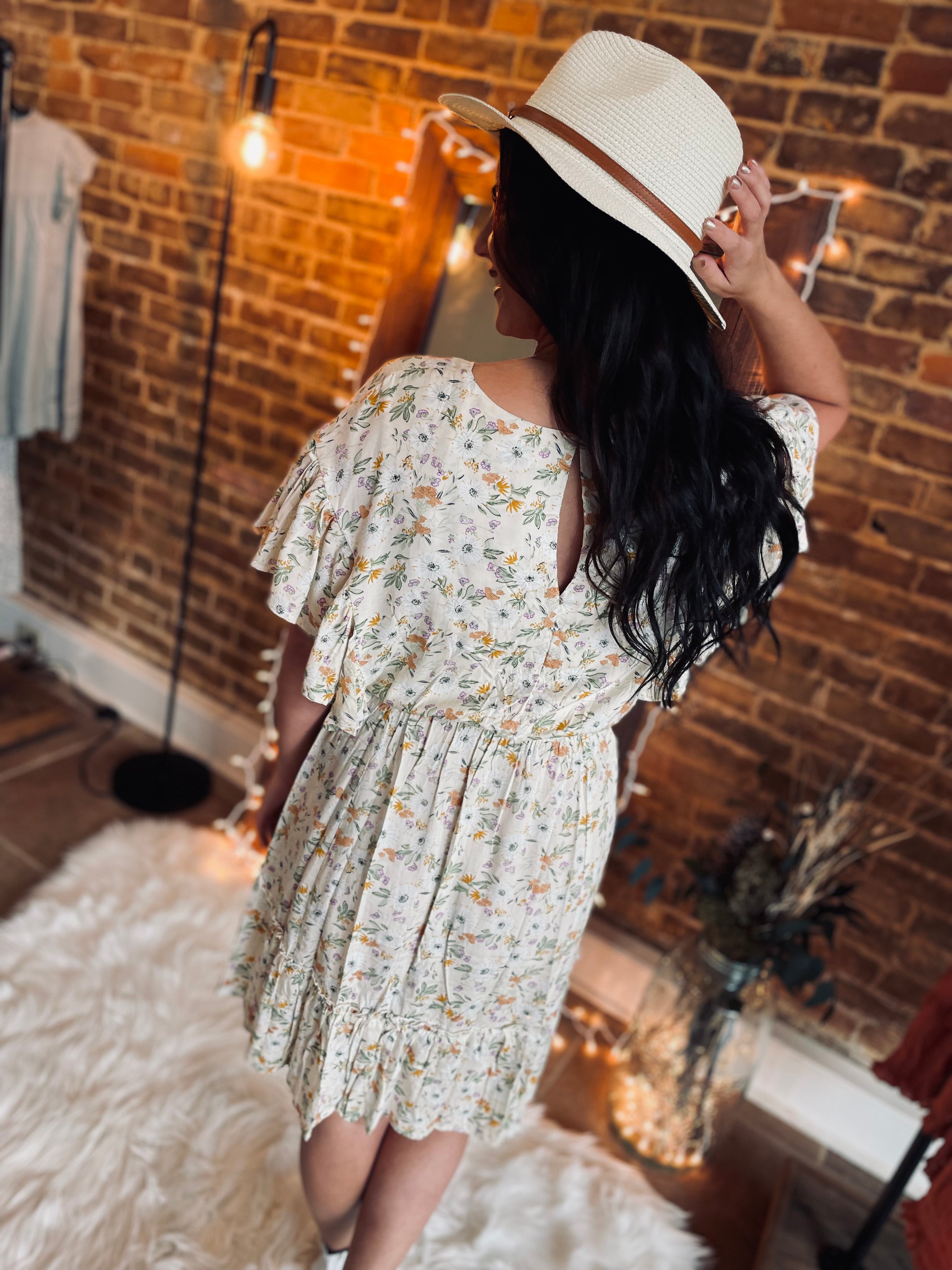 Dreamy Days Cream Print Dress