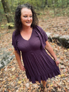 Passionate Soul Deep Plum Dress