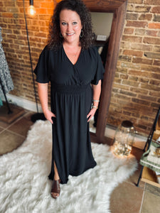 Believe In Love Black Maxi Dress