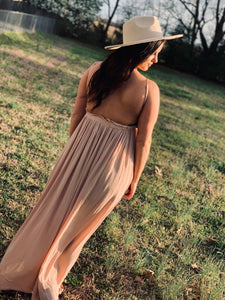 Somebody Like You Oatmeal Maxi Dress