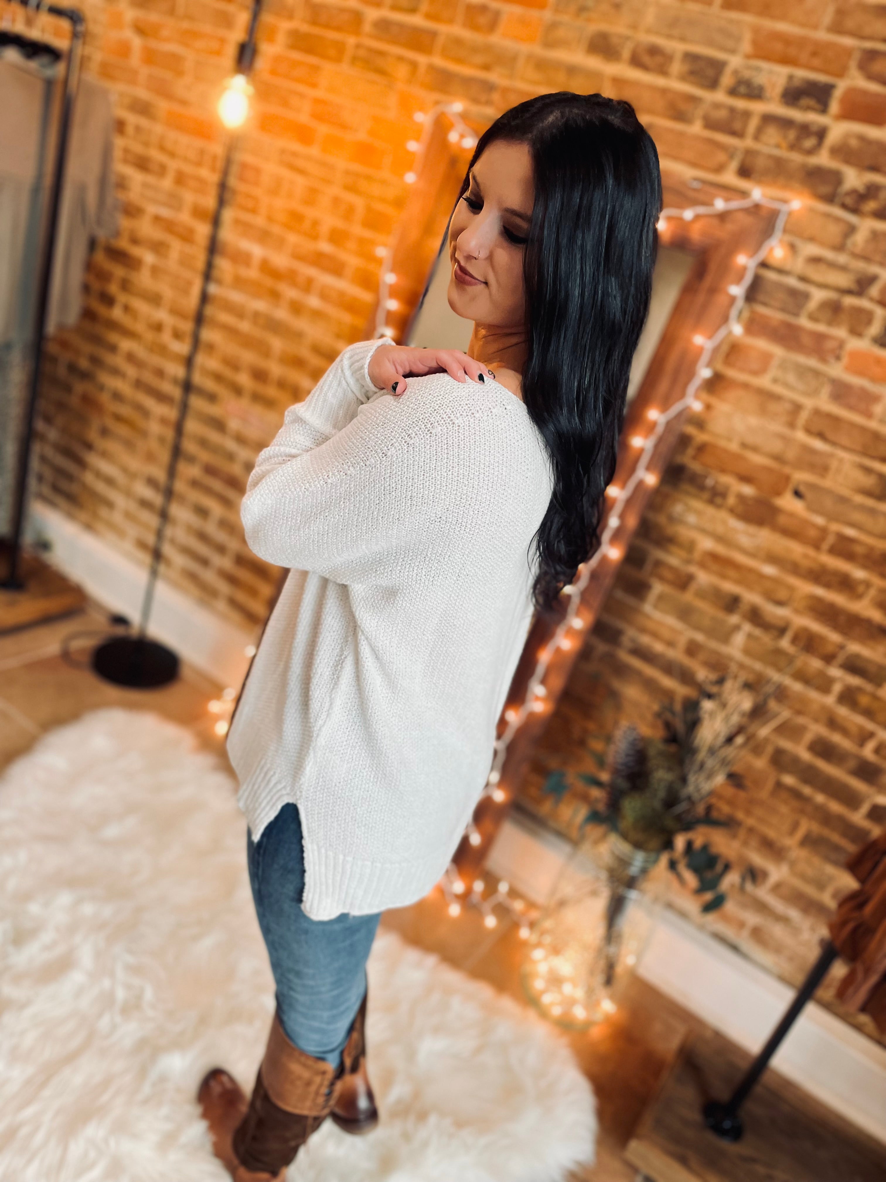 Classic Love Ivory Sweater